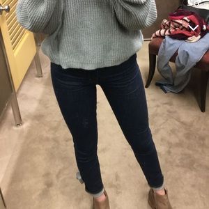 MADEWELL PERFECT VINTAGE JEAN size 24, dark wash, perfect condition ✨🤍